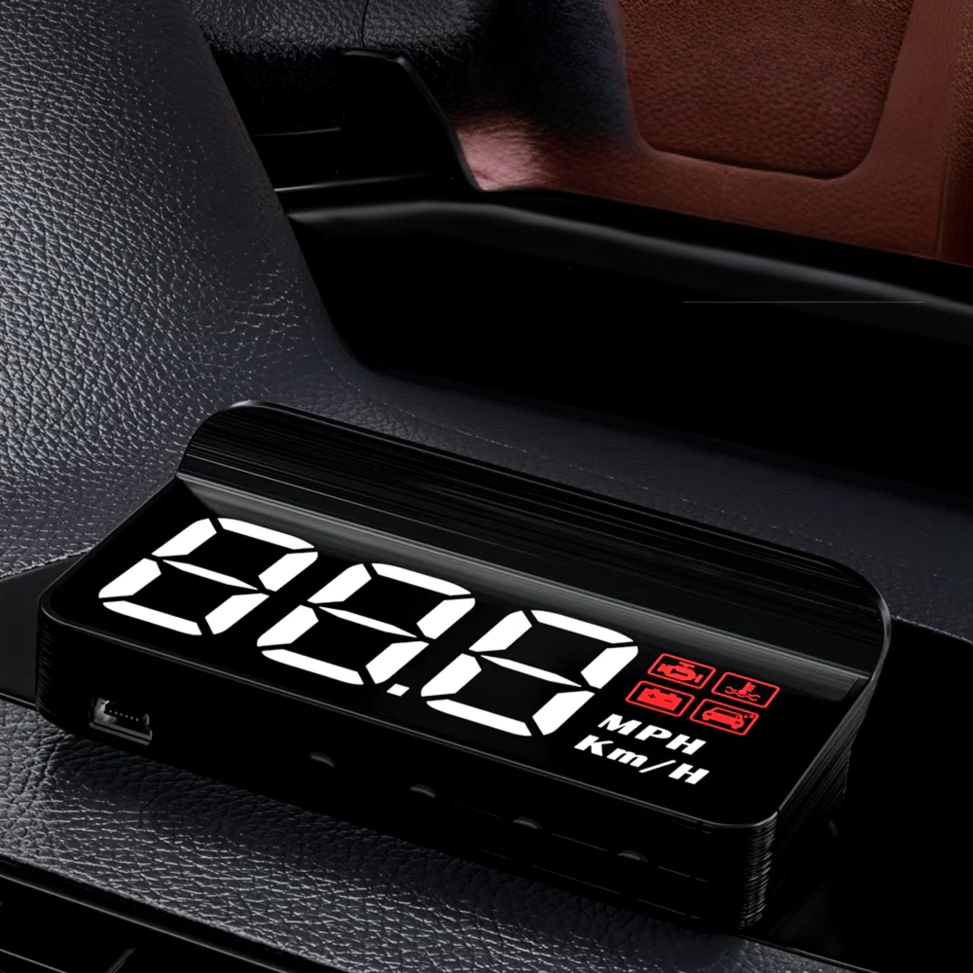 Car HUD Digital Speed Display OBD2 Speedometer Windshield Projector