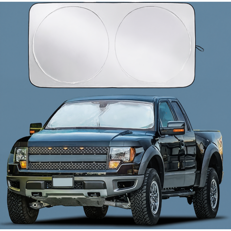 Universal Windshield Sunshade Blocks 99% Heat and Keeps Interior Cool for Cars SUVs and Trucks