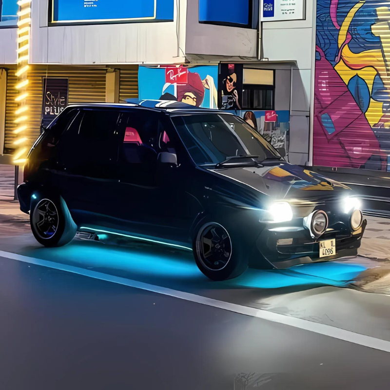 Under Glow Kit LED Color Chasing Kit-Wireless Car Play Tech