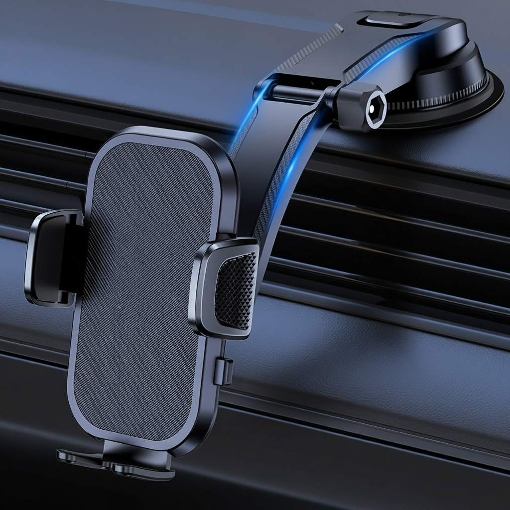 Adjustable Dashboard Mount Car Phone Holder