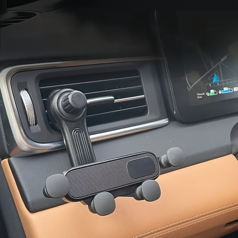 Adjustable Air Vent Car Phone Mount With Gravity Lock Grip