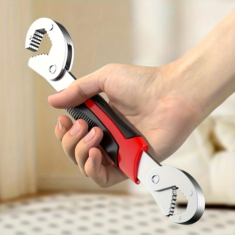 Adjustable Universal Wrench Tool With Large Opening Grip