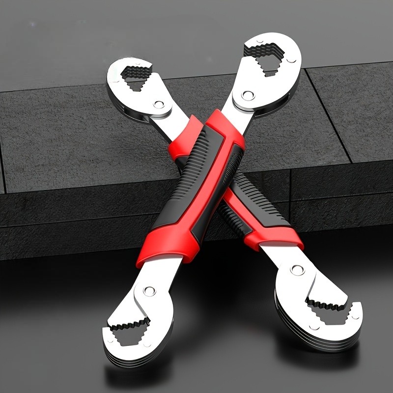 Adjustable Universal Wrench Tool With Large Opening Grip