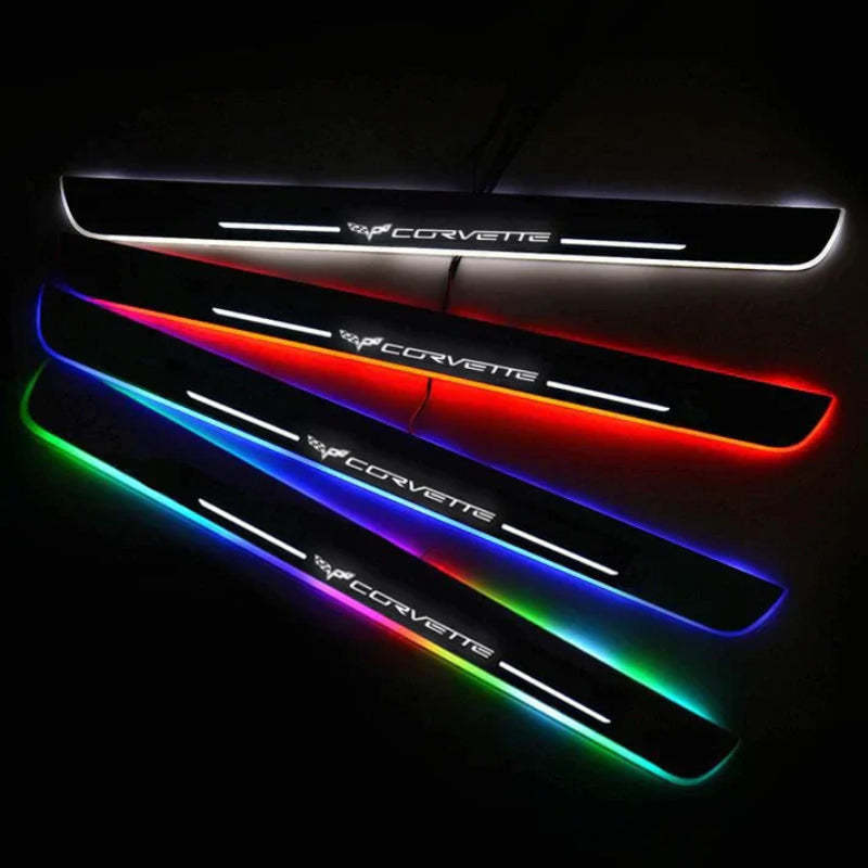 Led Car Door Sill Pro 3.0 Lights-Wireless Car Play Tech