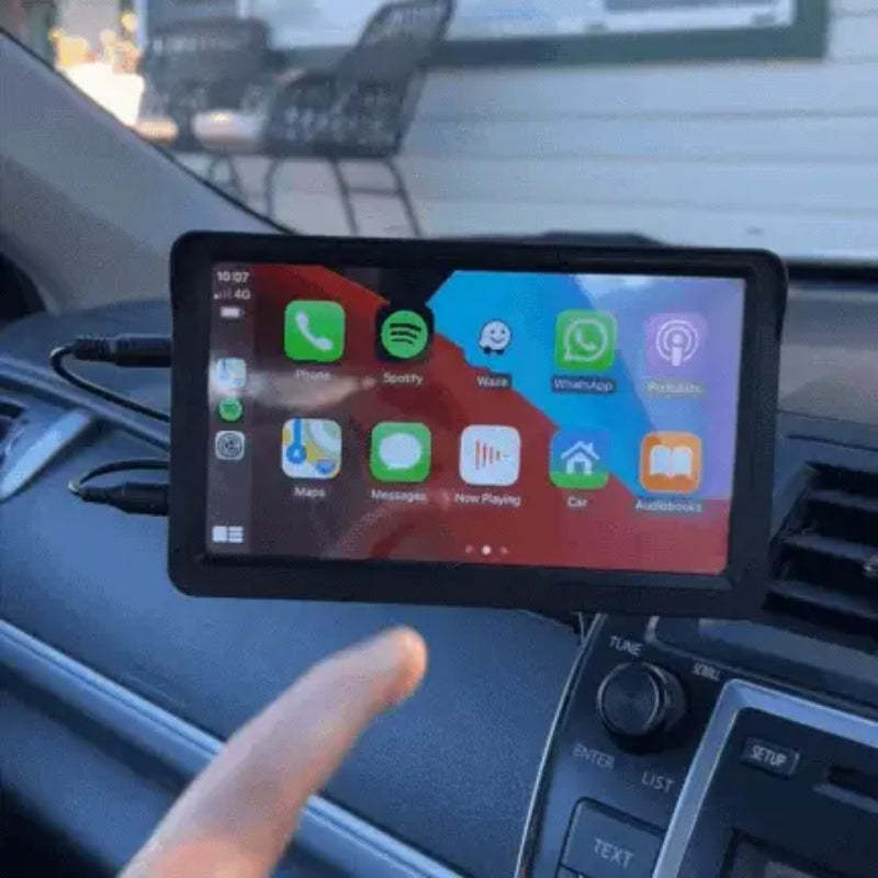 Universal Touchscreen Car Dashboard With Voice Control-Wireless Car Play Tech