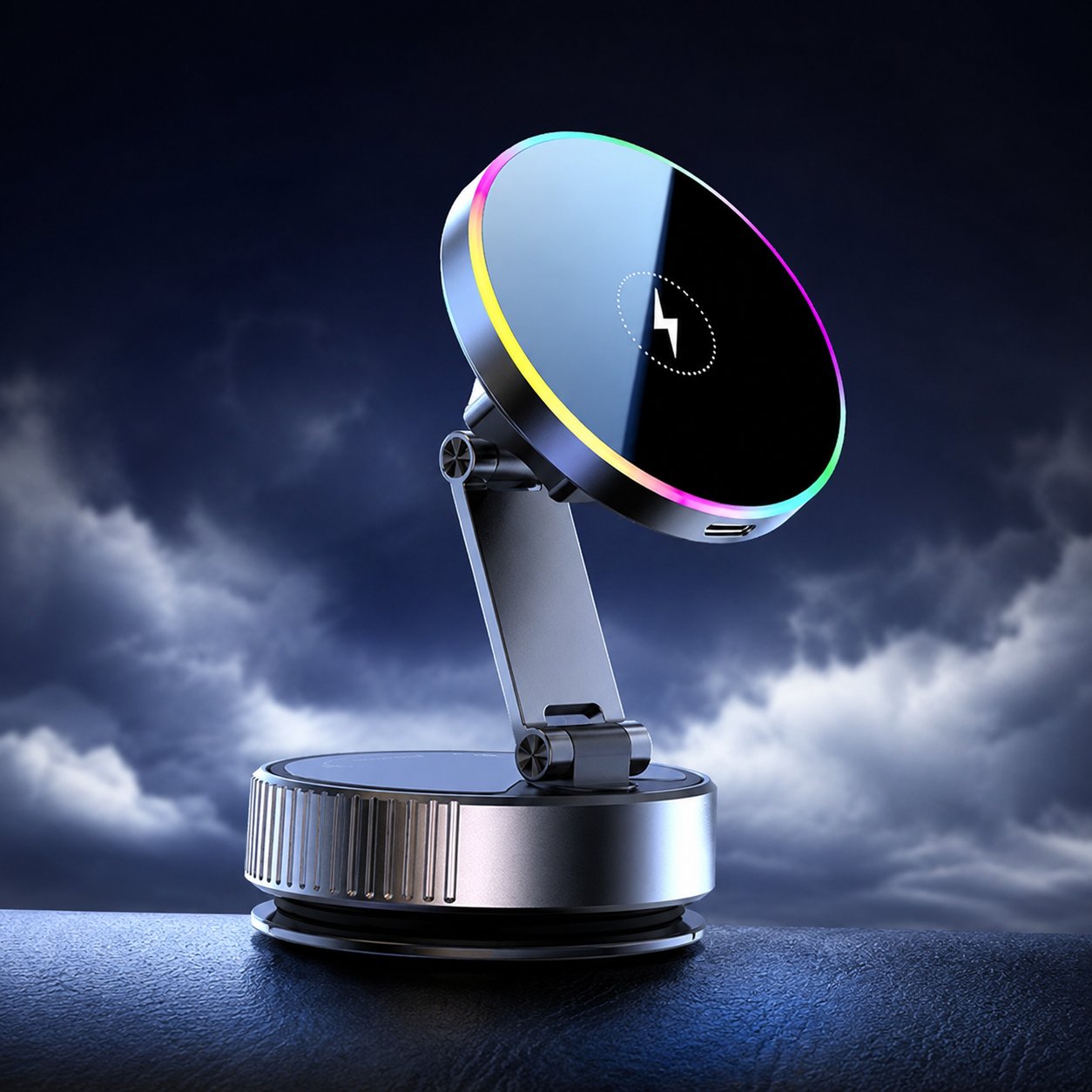K5 Vacuum Suction Magnetic Wireless Car Charger