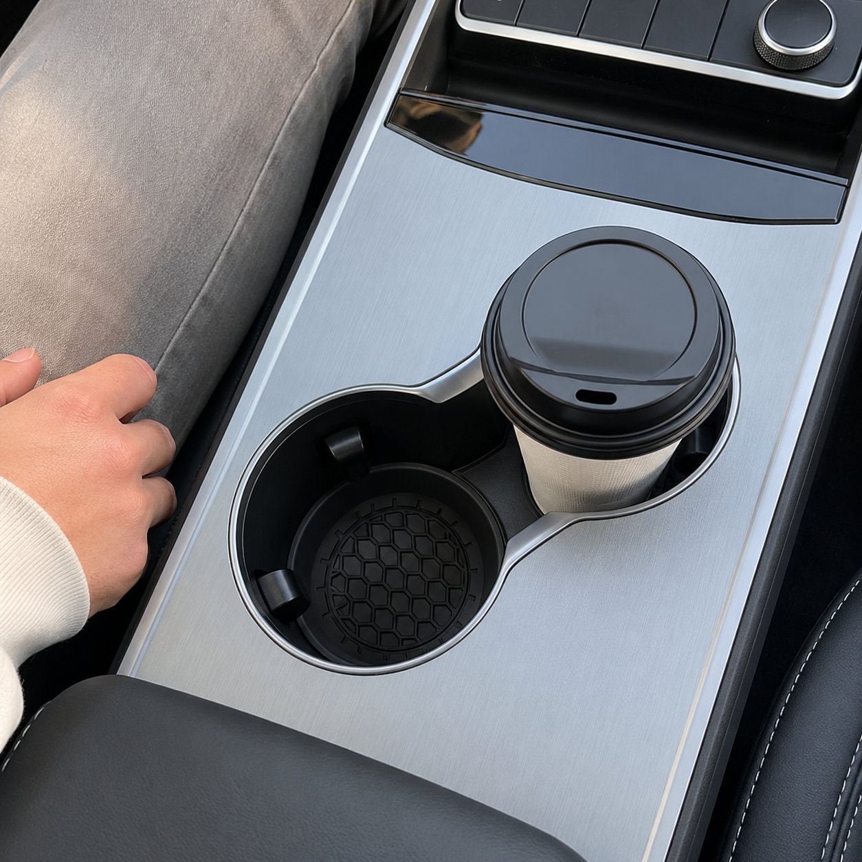 Pack Of 4 Universal Silicone Car Cup Holder Coaster