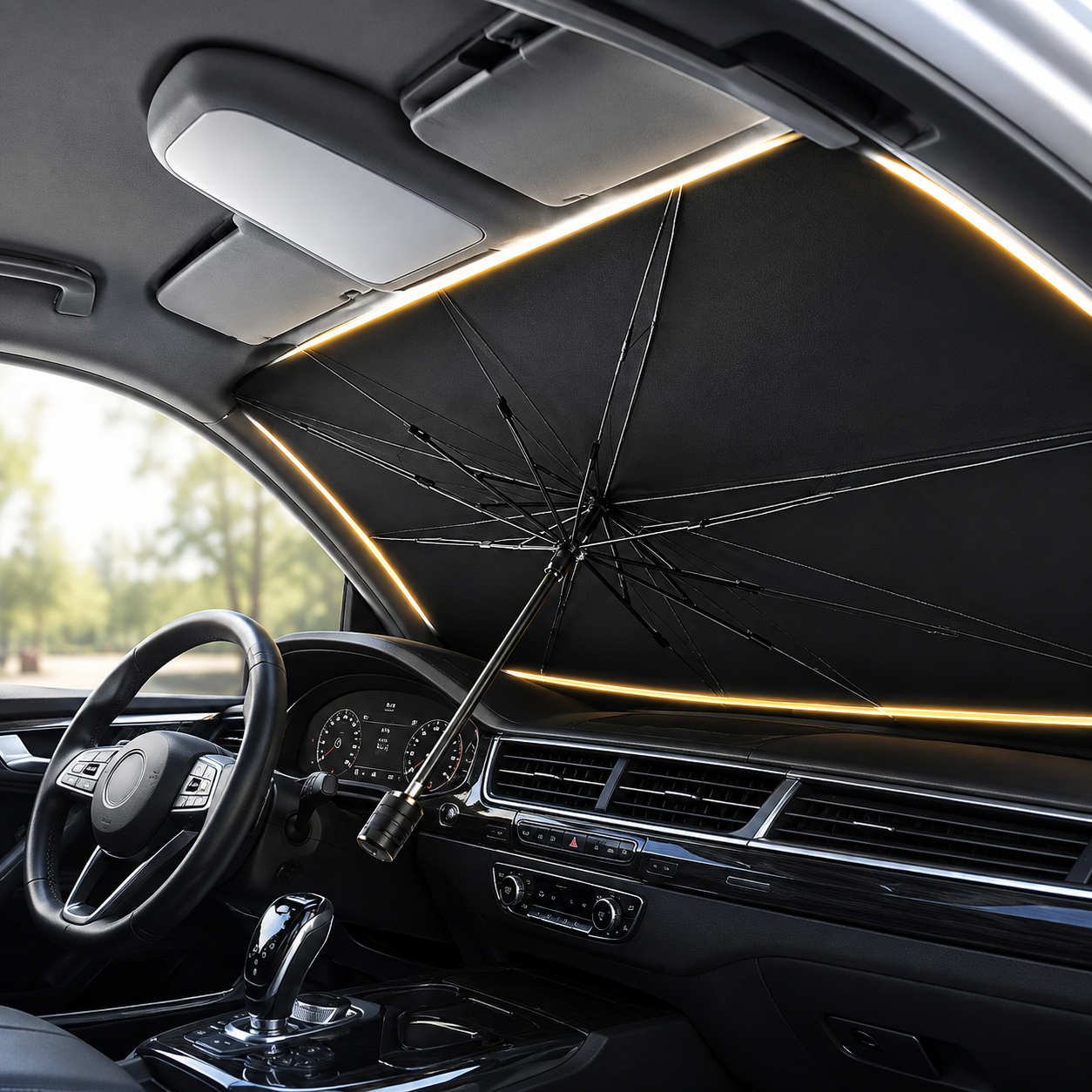 1 Piece Foldable Car Sun Shade For Summer