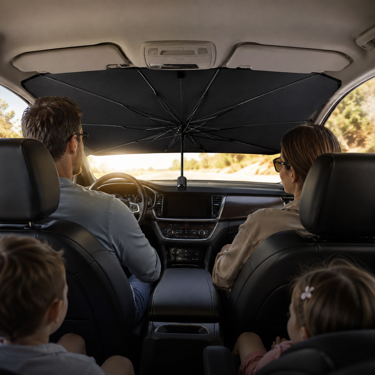 1 Piece Foldable Car Sun Shade For Summer