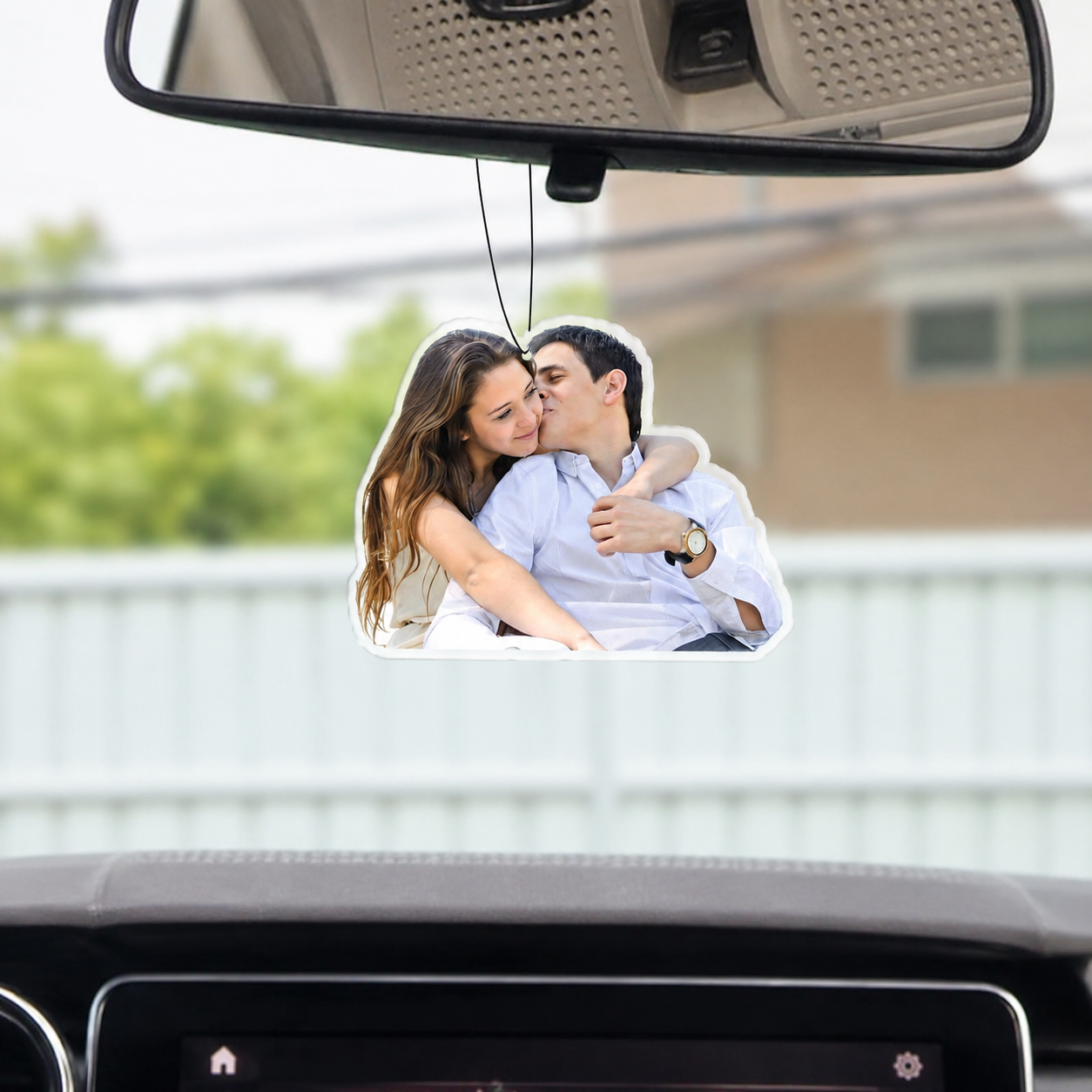 Custom Acrylic Picture Car Pendants With Photos