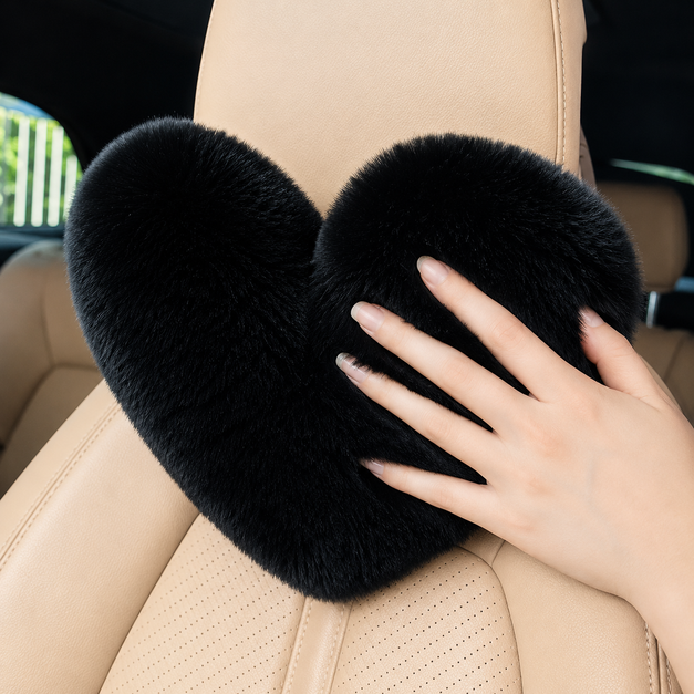 Cordate Shape Headrest Car Seat Pillow For Women