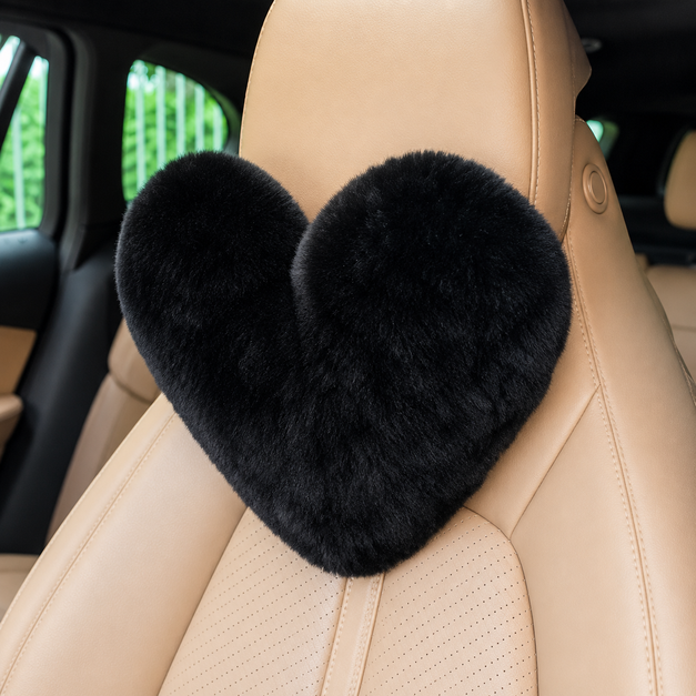 Cordate Shape Headrest Car Seat Pillow For Women
