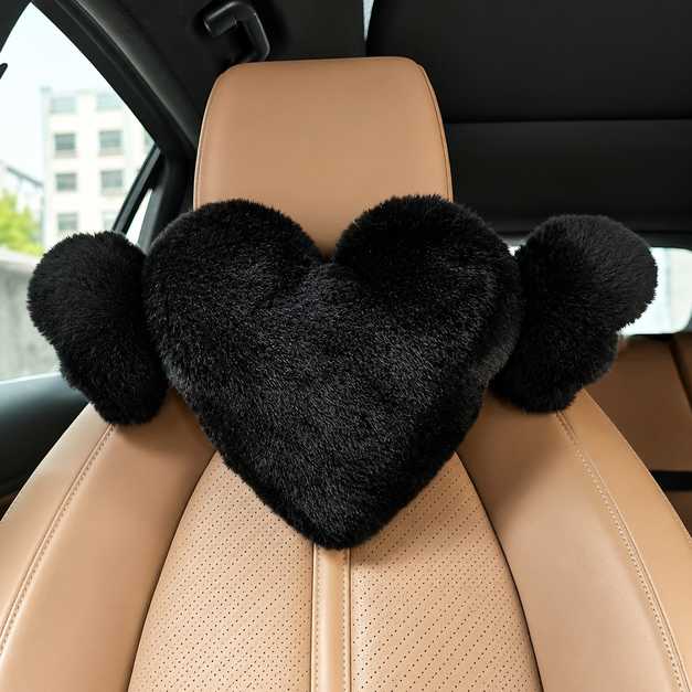 Cordate Shape Headrest Car Seat Pillow For Women