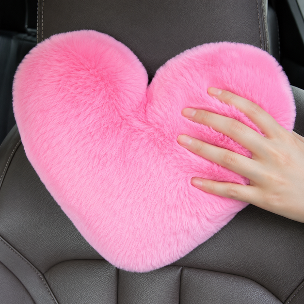 Cordate Shape Headrest Car Seat Pillow For Women