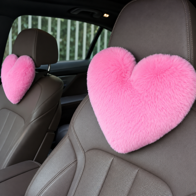 Cordate Shape Headrest Car Seat Pillow For Women