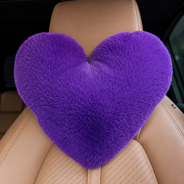 Cordate Shape Headrest Car Seat Pillow For Women