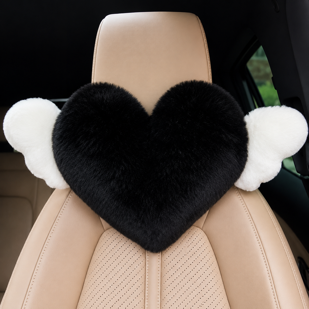 Cordate Shape Headrest Car Seat Pillow For Women