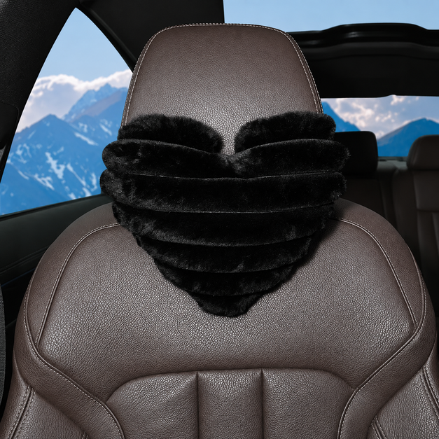 Cordate Shape Headrest Car Seat Pillow For Women