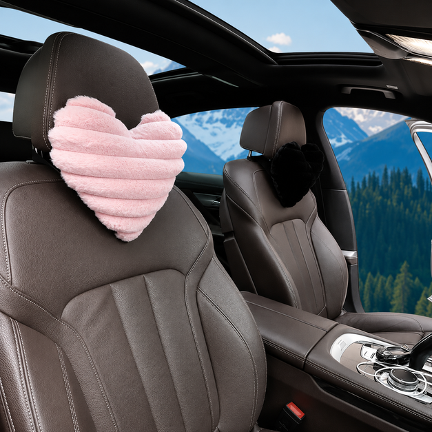 Cordate Shape Headrest Car Seat Pillow For Women