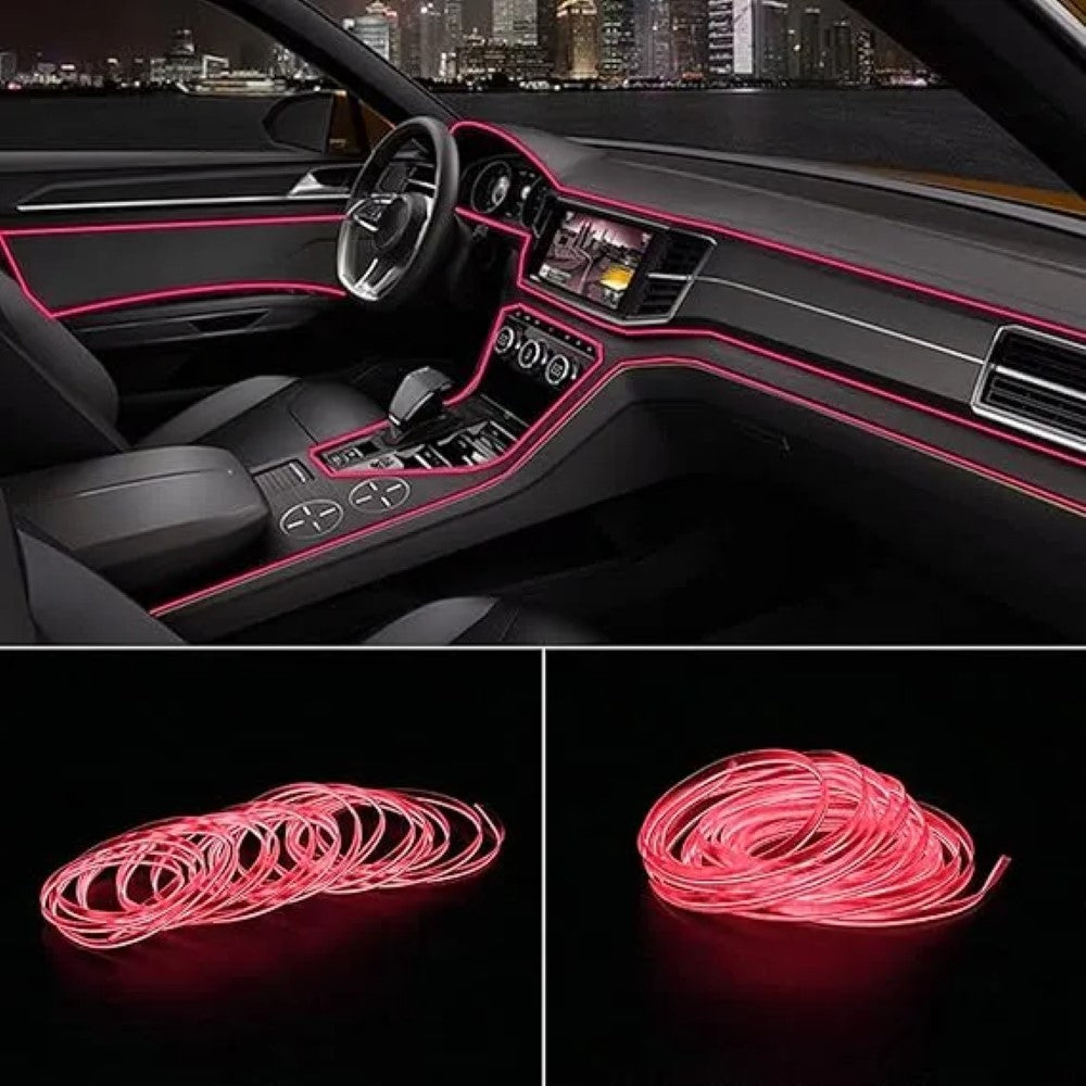 Dashboard Cool Neon Light-Wireless Car Play Tech