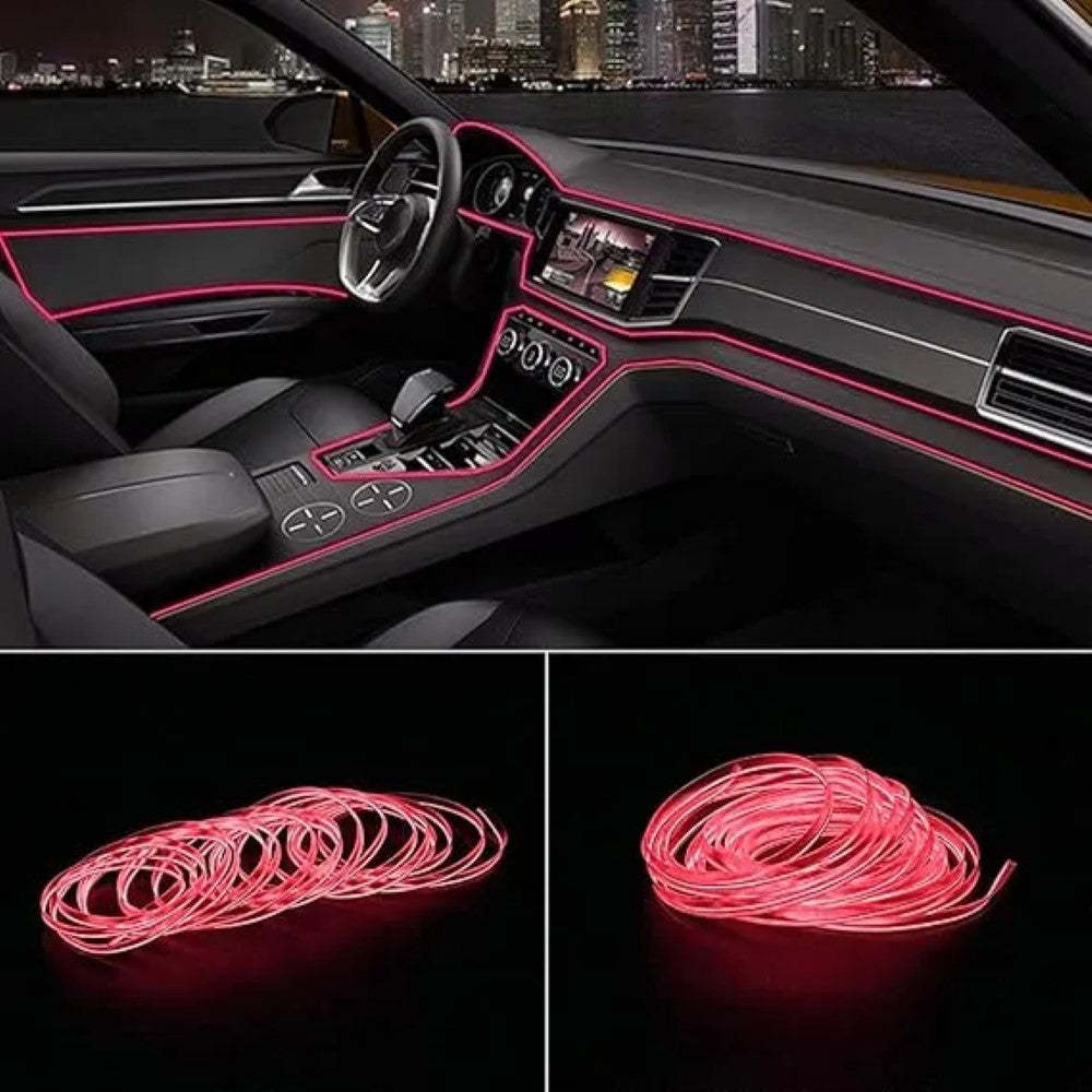 Dashboard Cool Neon Light-Wireless Car Play Tech