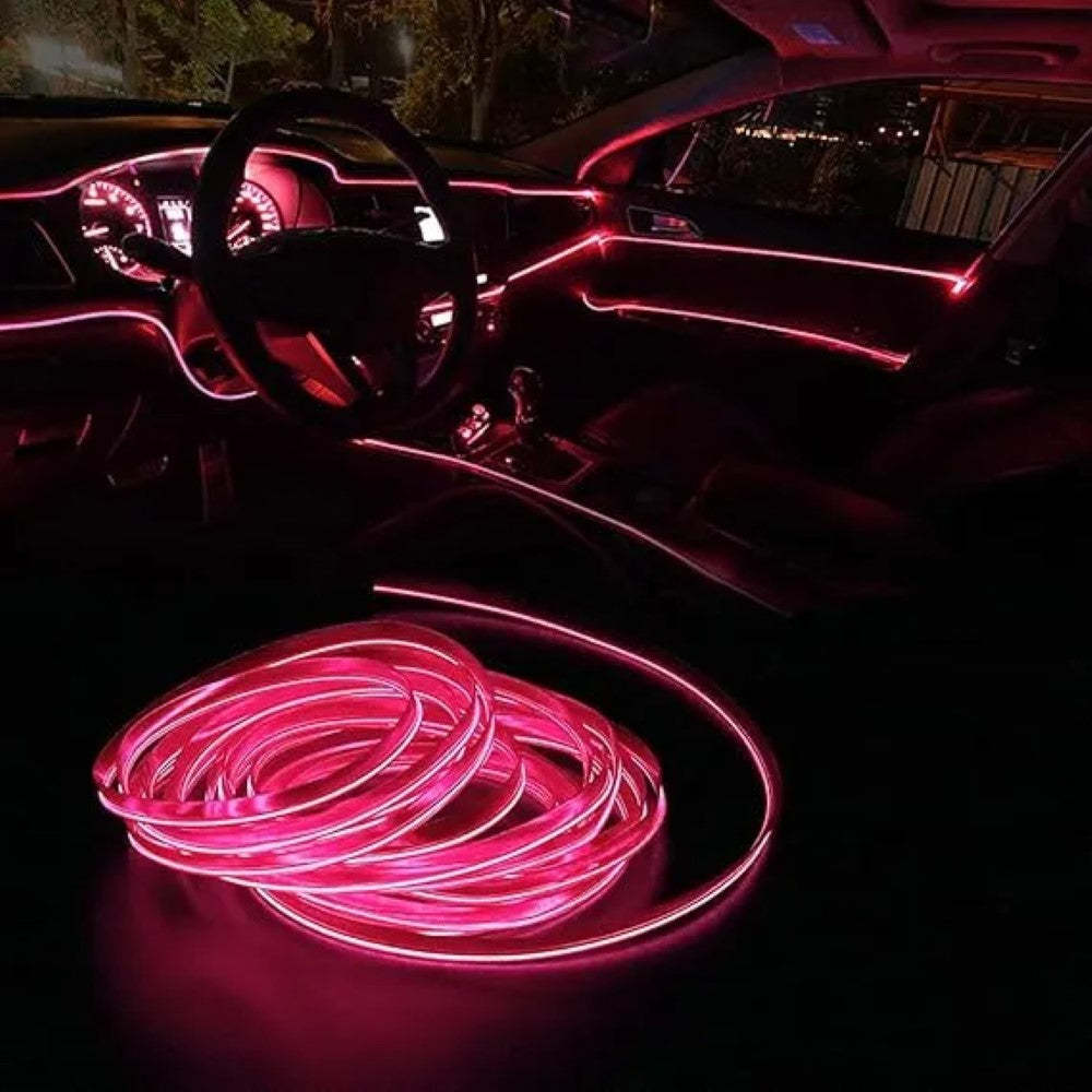 Dashboard Cool Neon Light-Wireless Car Play Tech
