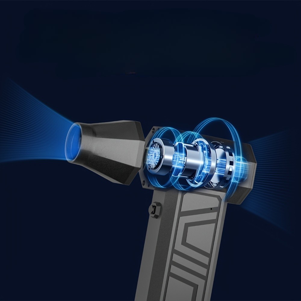 Cordless Turbo Blower 130000 RPM USB Rechargeable Dust Cleaner