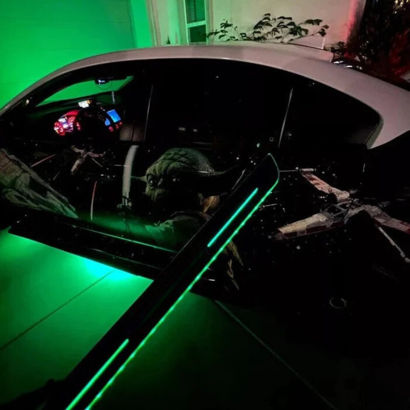 Led Car Door Sill Pro 3.0 Lights-Wireless Car Play Tech