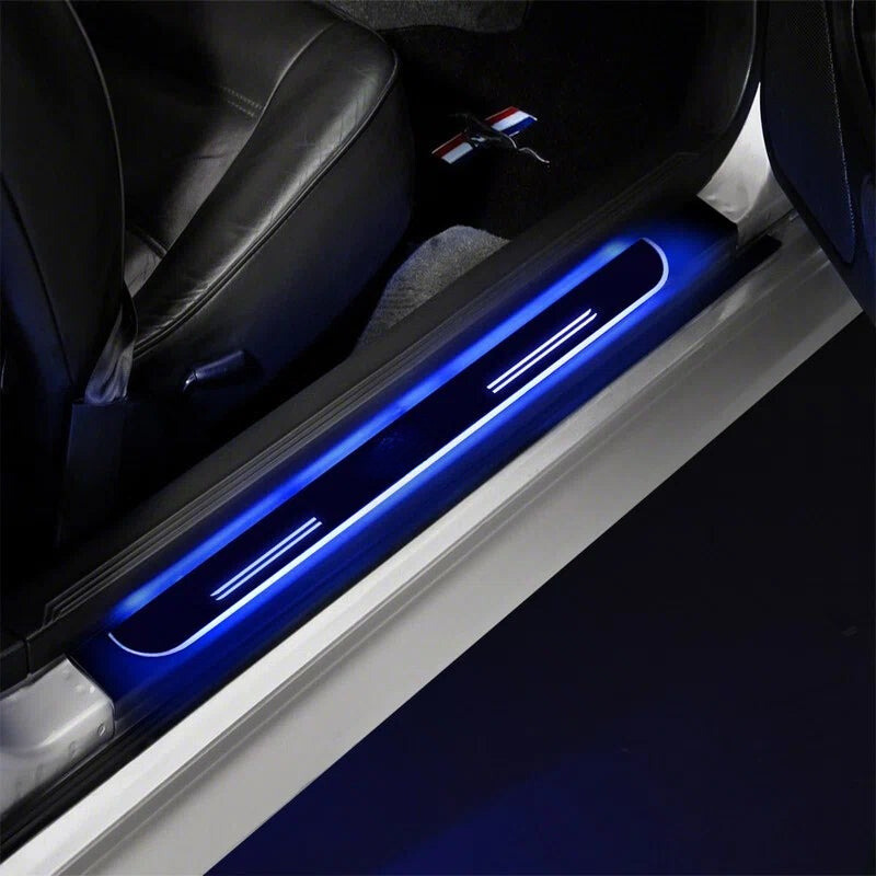 Led Car Door Sill Pro Lights-Wireless Car Play Tech