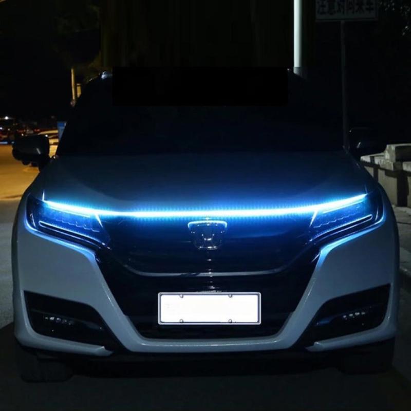 Hood Glow LED Light Strip For Cars-Wireless Car Play Tech