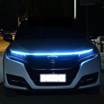 Hood Glow LED Light Strip For Cars-Wireless Car Play Tech
