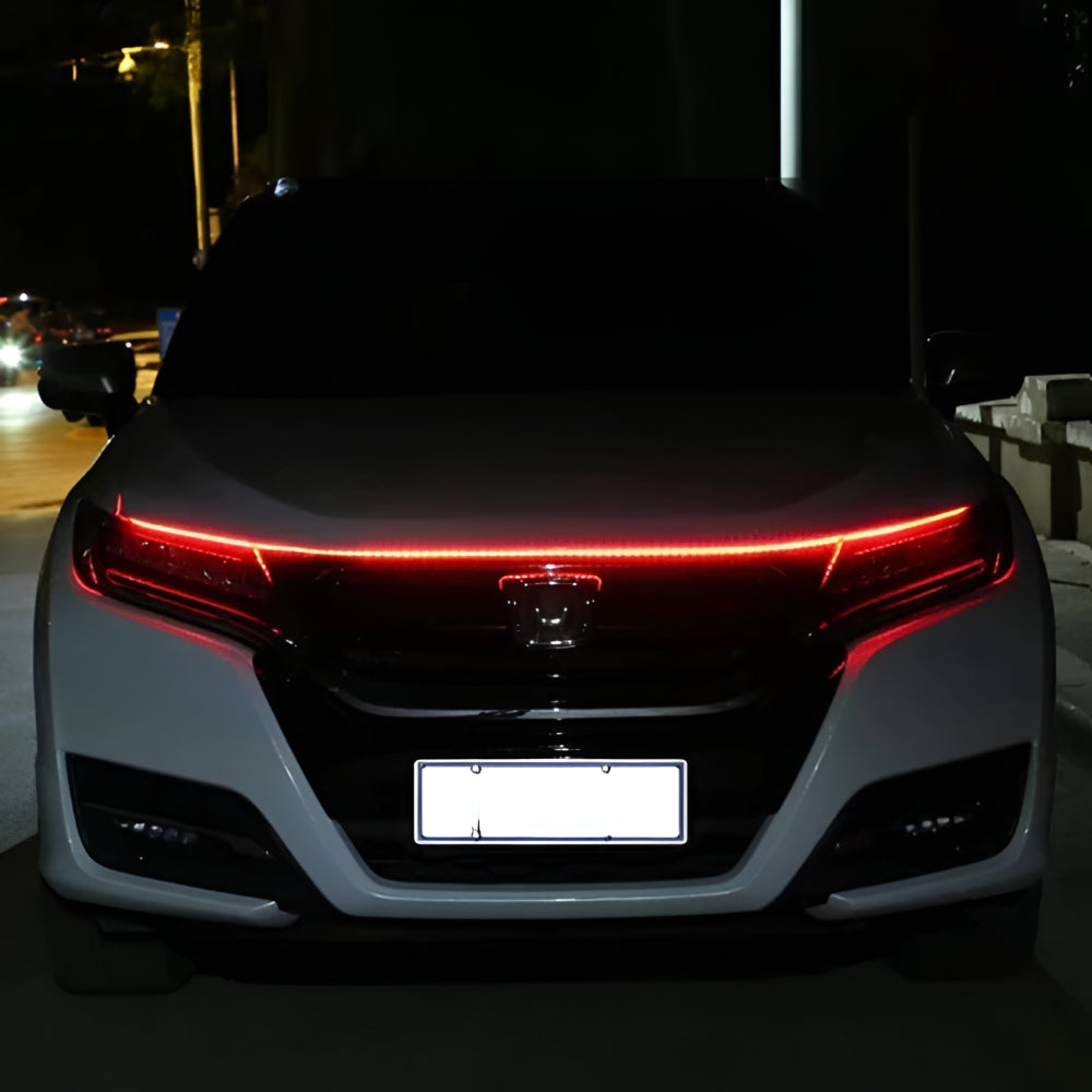 LED Light Strip For Car Hood-Wireless Car Play Tech