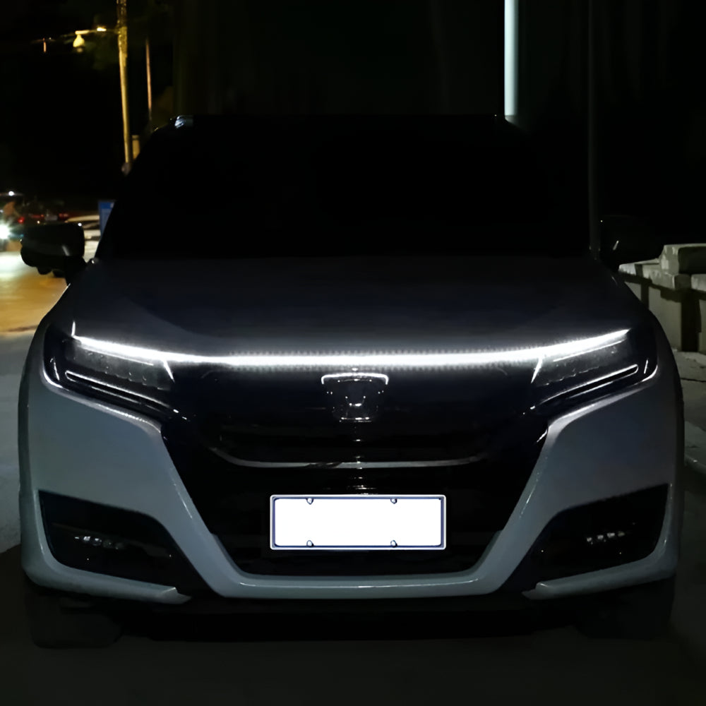 LED Light Strip For Car Hood-Wireless Car Play Tech