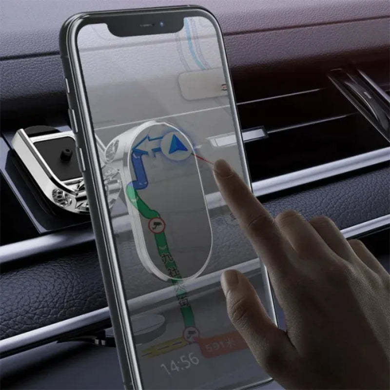 Magnetic Rotation Dashboard Mobile Holder-Wireless Car Play Tech