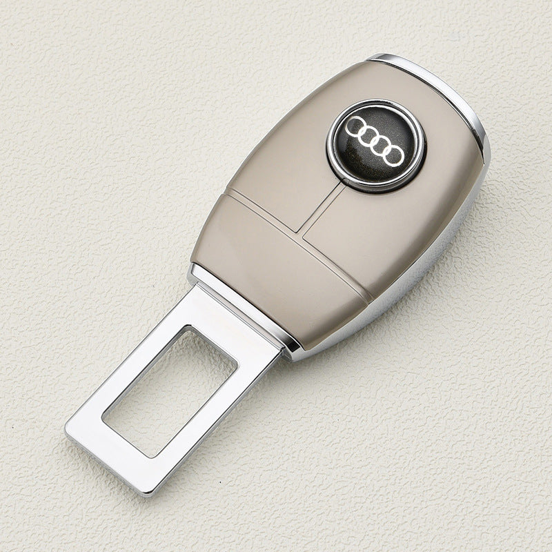 Adjustable Vehicle Seat Belt Extension close-up showing lock-tongue