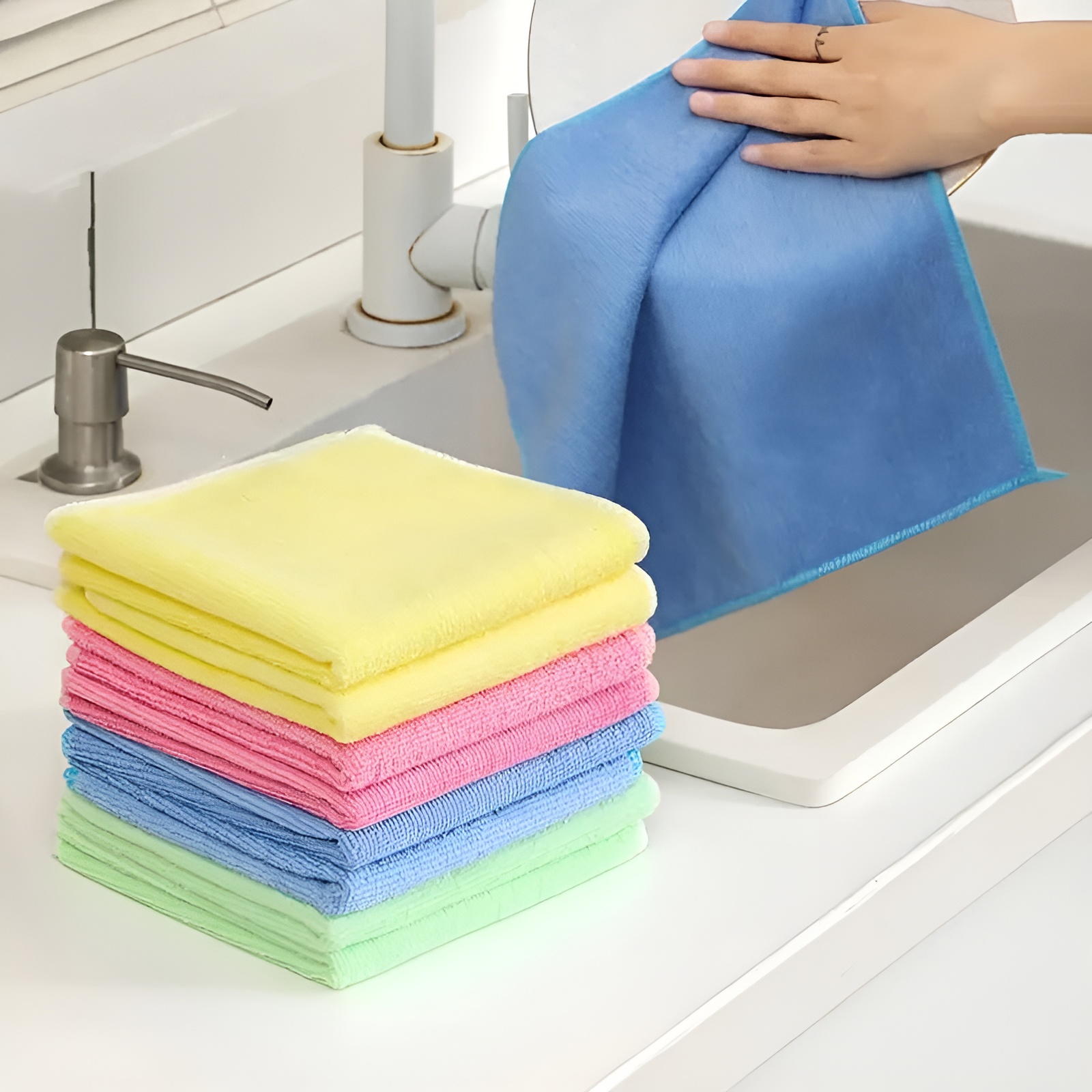 Multi Purpose Cleaning Towels For Kitchen Bathroom And Auto Care