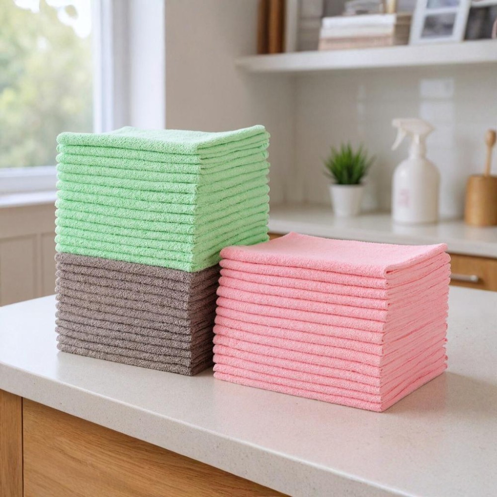 Non Abrasive Microfiber Cleaning Cloths