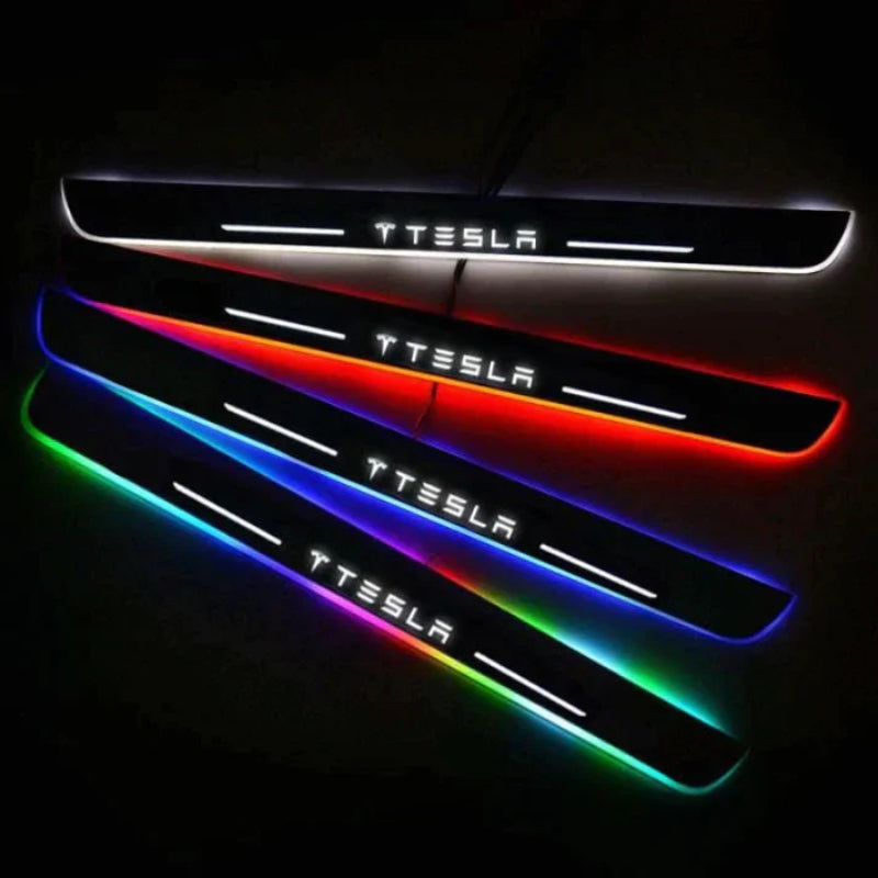 Led Car Door Sill Pro 3.0 Lights-Wireless Car Play Tech