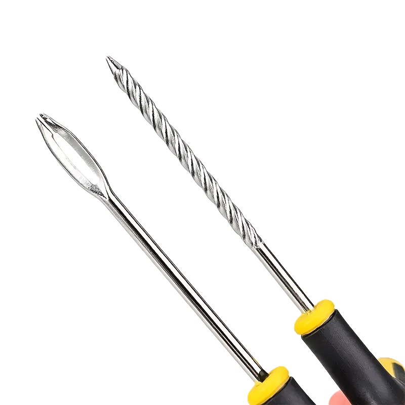 Tubeless Tire Repair Kit Set For Cars Bikes Quick Puncture Fix Tools