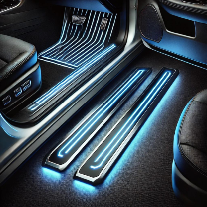 Led Car Door Sill Pro Lights-Wireless Car Play Tech