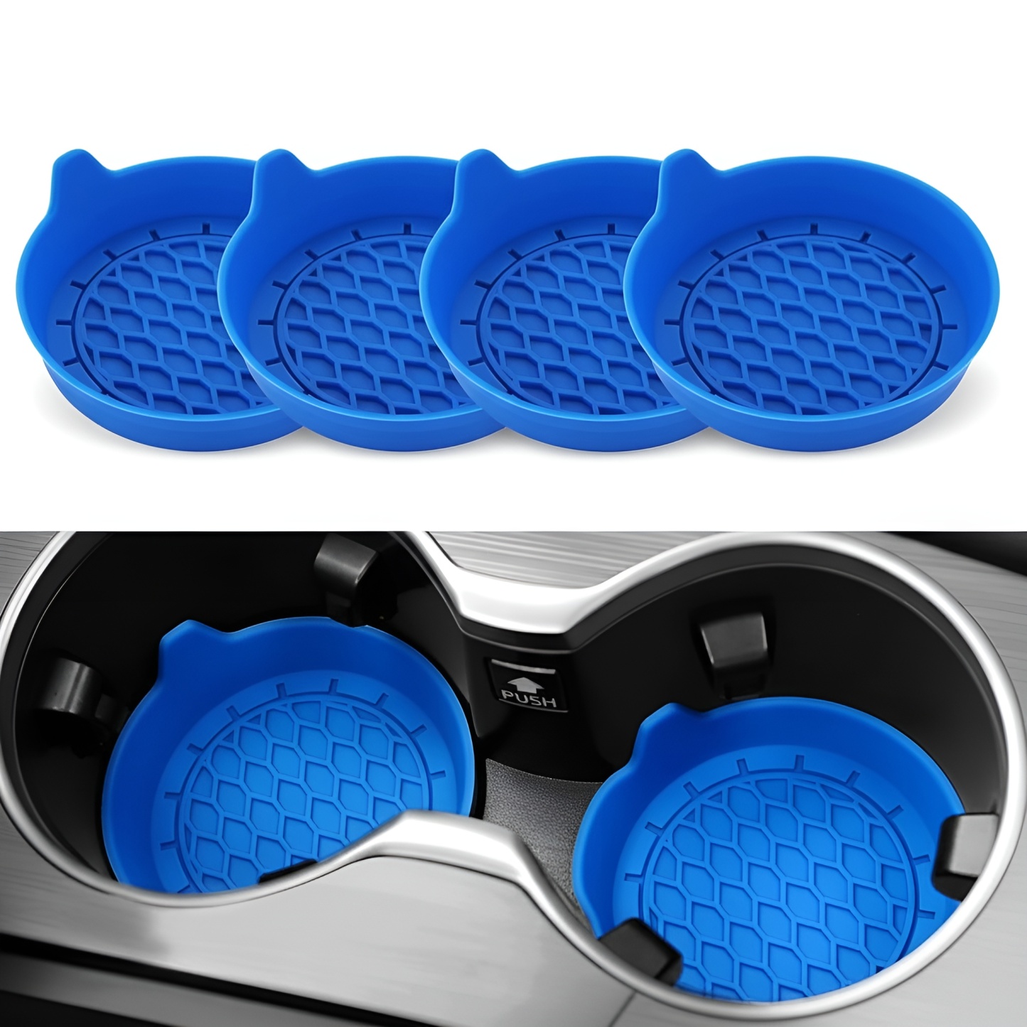 Pack of 4 Car Cup Holder Coaster