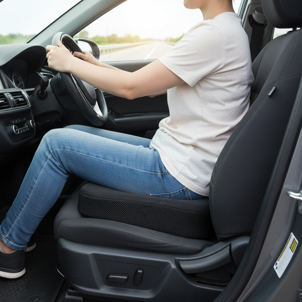 Comfortable Memory Foam Cushion Car Seat