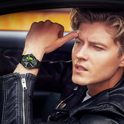Racing Series  Wheel Rim Dial Watches-Wireless Car Play Tech