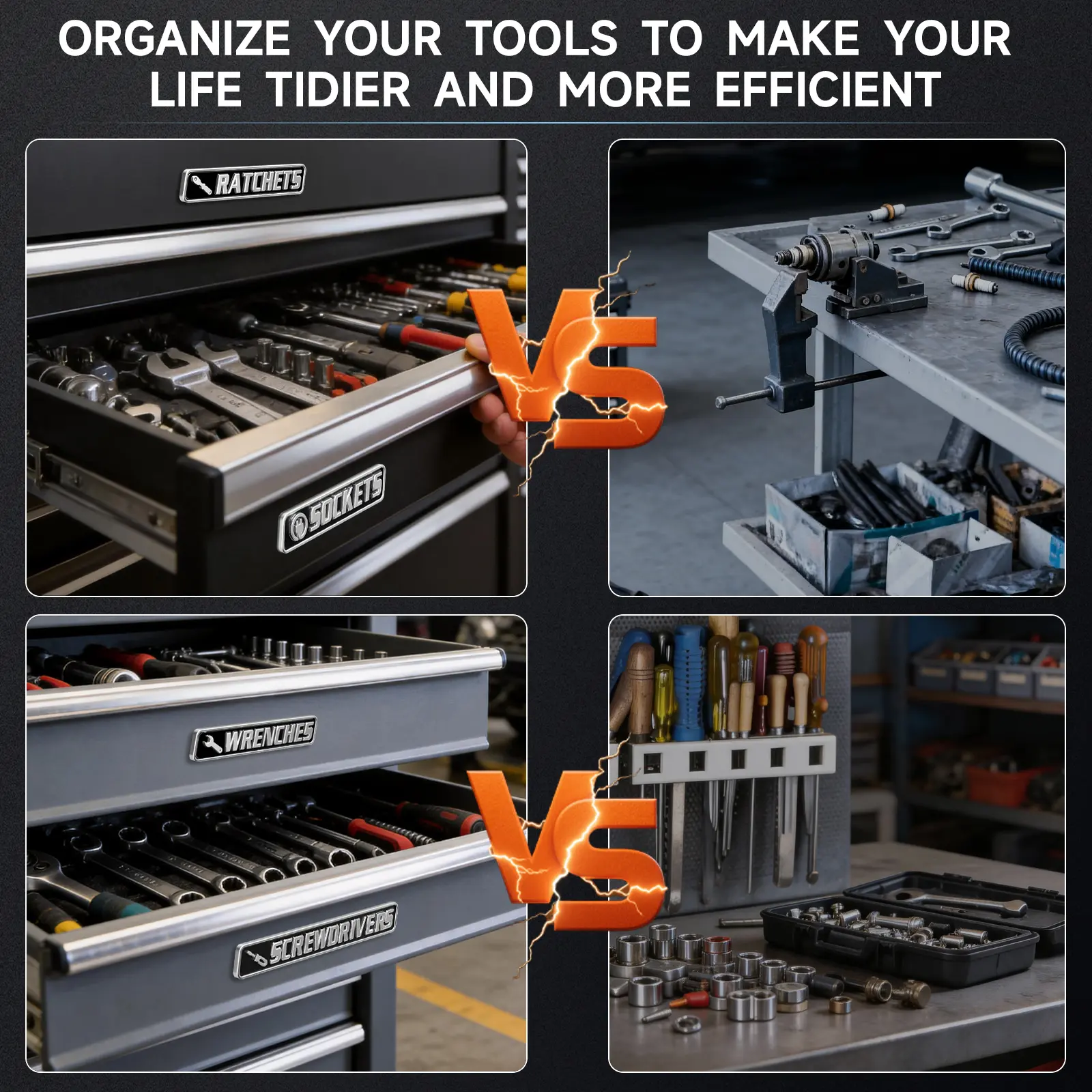 12 Pack of Magnetic Toolbox Labels,Designed for toolboxes, carts, drawers, and cabinets,suitable with major tool brands,for both indoor and garage use, Printed Tool Box Labels, General Tool Box Organize Accessories, Reusable Tags for Steel Toolboxes sohoc