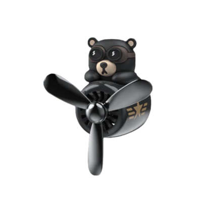 Pilot Retro Airplane Turbo Air Freshener-Wireless Car Play Tech