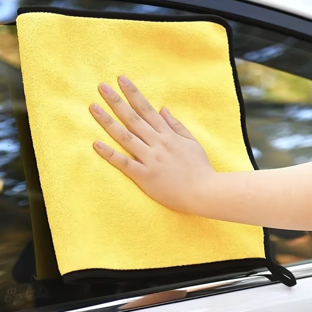 Pack Of 10 Reusable Soft Car Cleaning Towels For Washing And Polishing