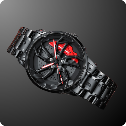 Racing Series  Wheel Rim Dial Watches-Wireless Car Play Tech