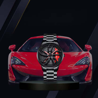 Racing Series  Wheel Rim Dial Watches-Wireless Car Play Tech