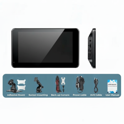 Portable Wireless CarPlay Display Screen With Backup Camera Support