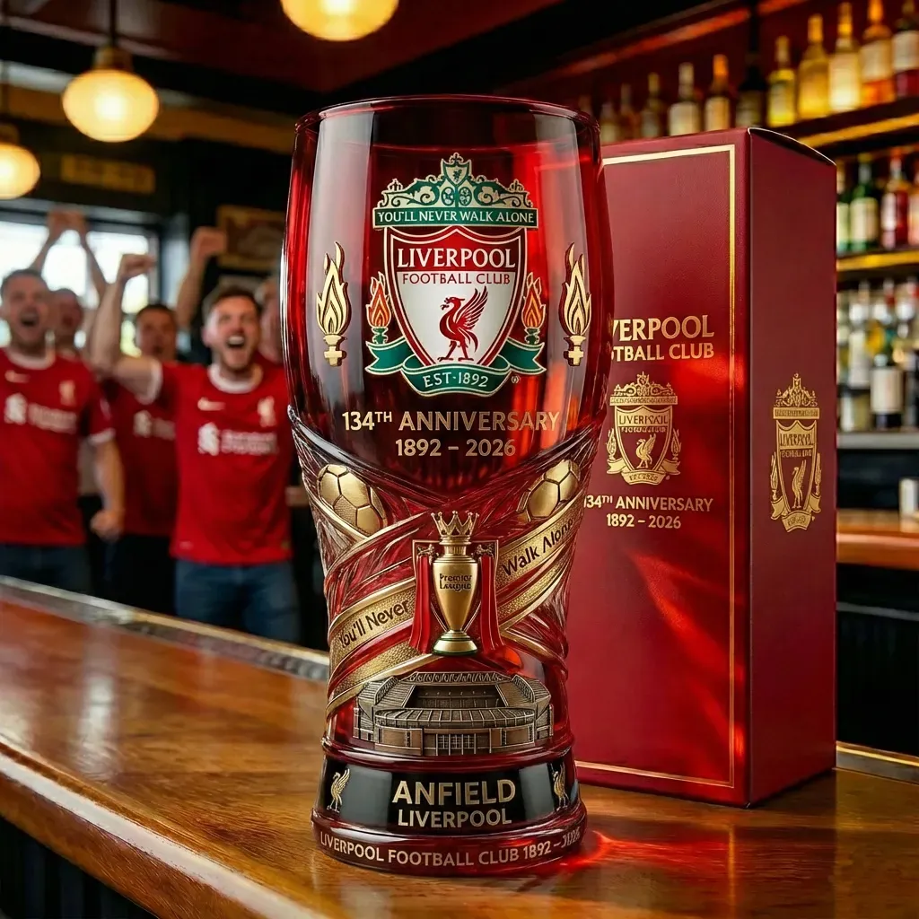 Football Club Anniversary Edition Glass 